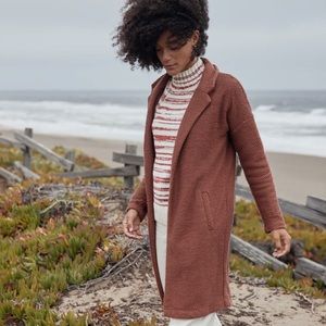 Marine Layer Birdseye Coat Tortoise Shell